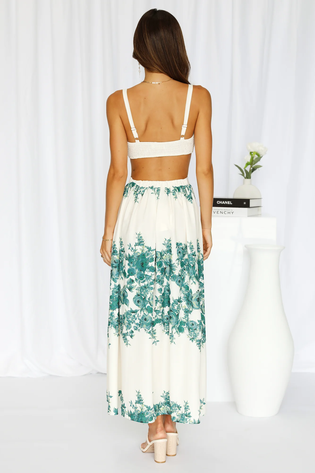 Gates To The Garden Maxi Skirt Green 3 Gates To The Garden Maxi Skirt Green