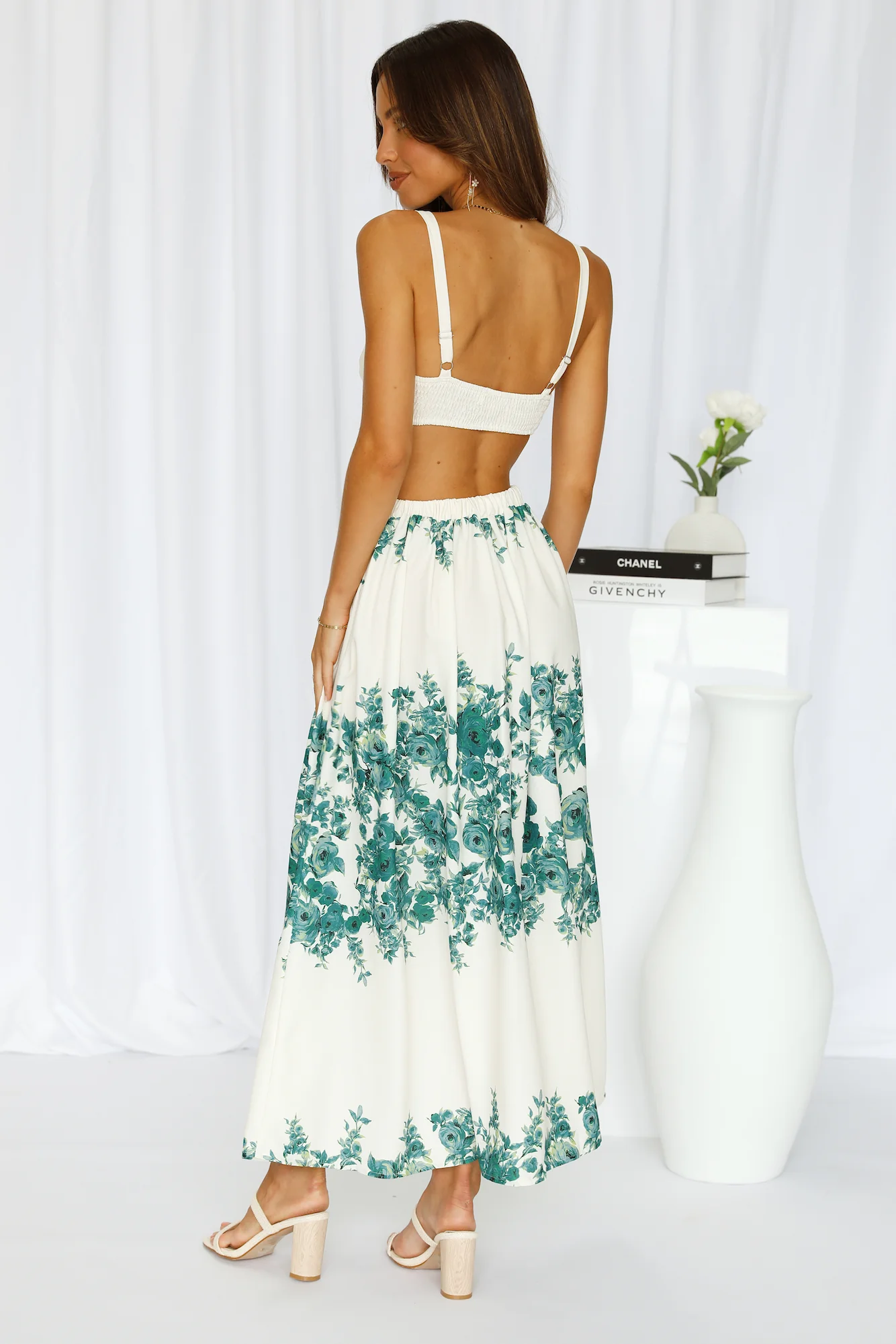 Gates To The Garden Maxi Skirt Green 6 Gates To The Garden Maxi Skirt Green