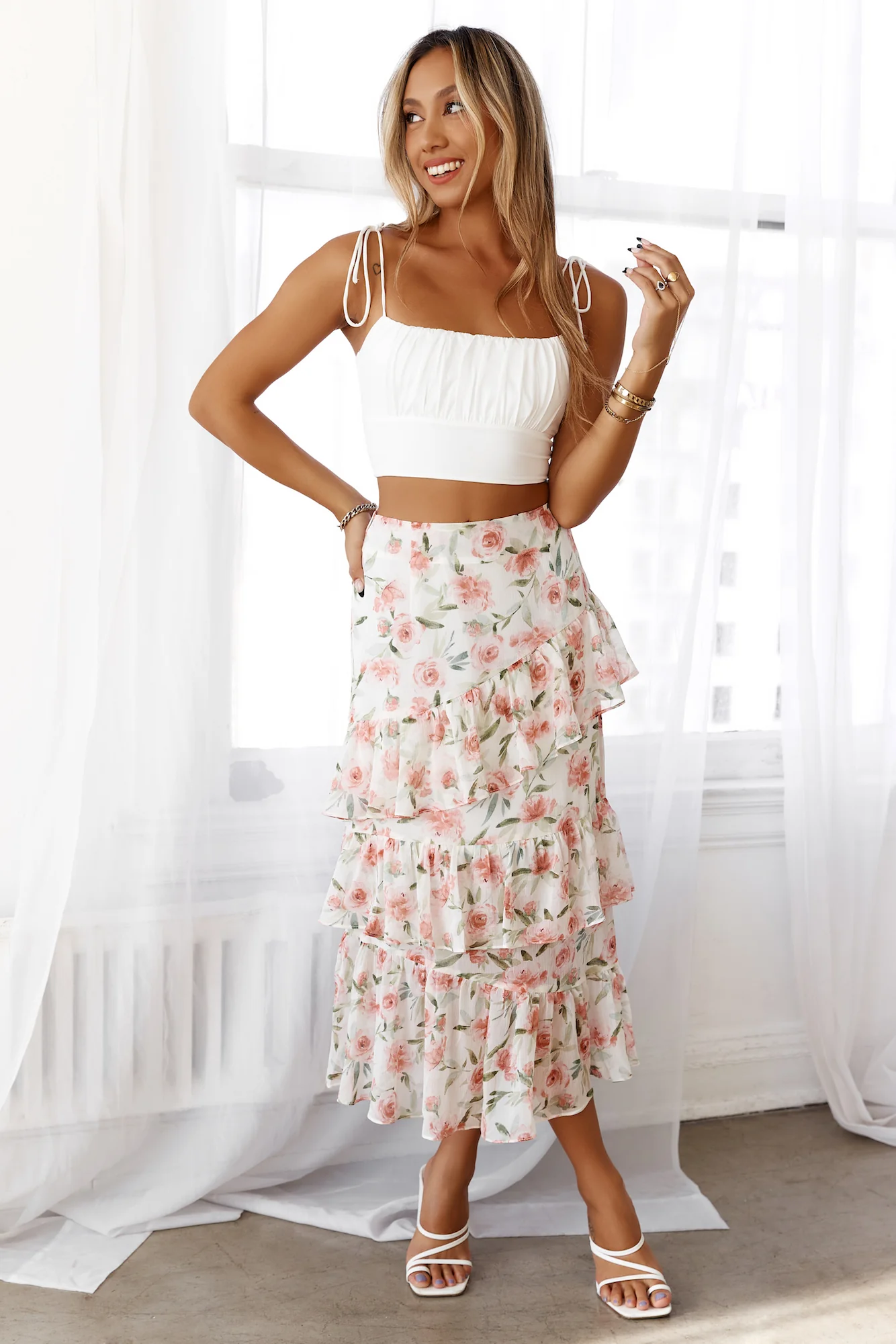 HELLO MOLLY Florence Boulevarde Maxi Skirt