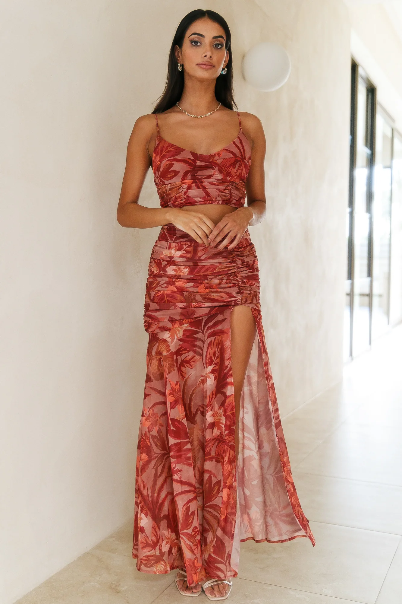 RUNAWAY Capricorn Maxi Skirt Rust 3 RUNAWAY Capricorn Maxi Skirt Rust